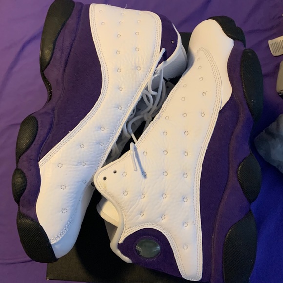 Laker Jordan 13s - Picture 1 of 5